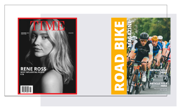magazine cover templates
