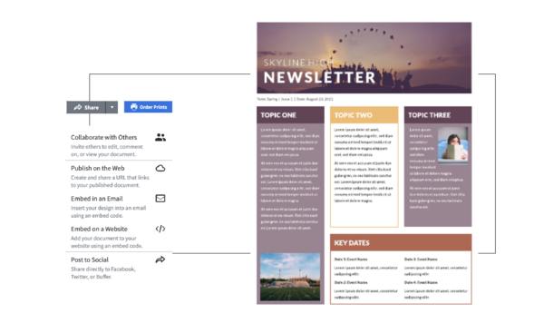 distribute newsletter