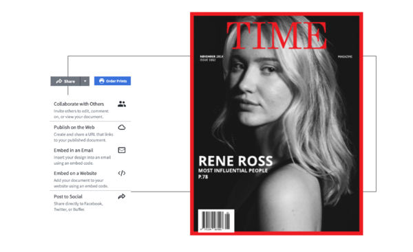 print magazine cover
